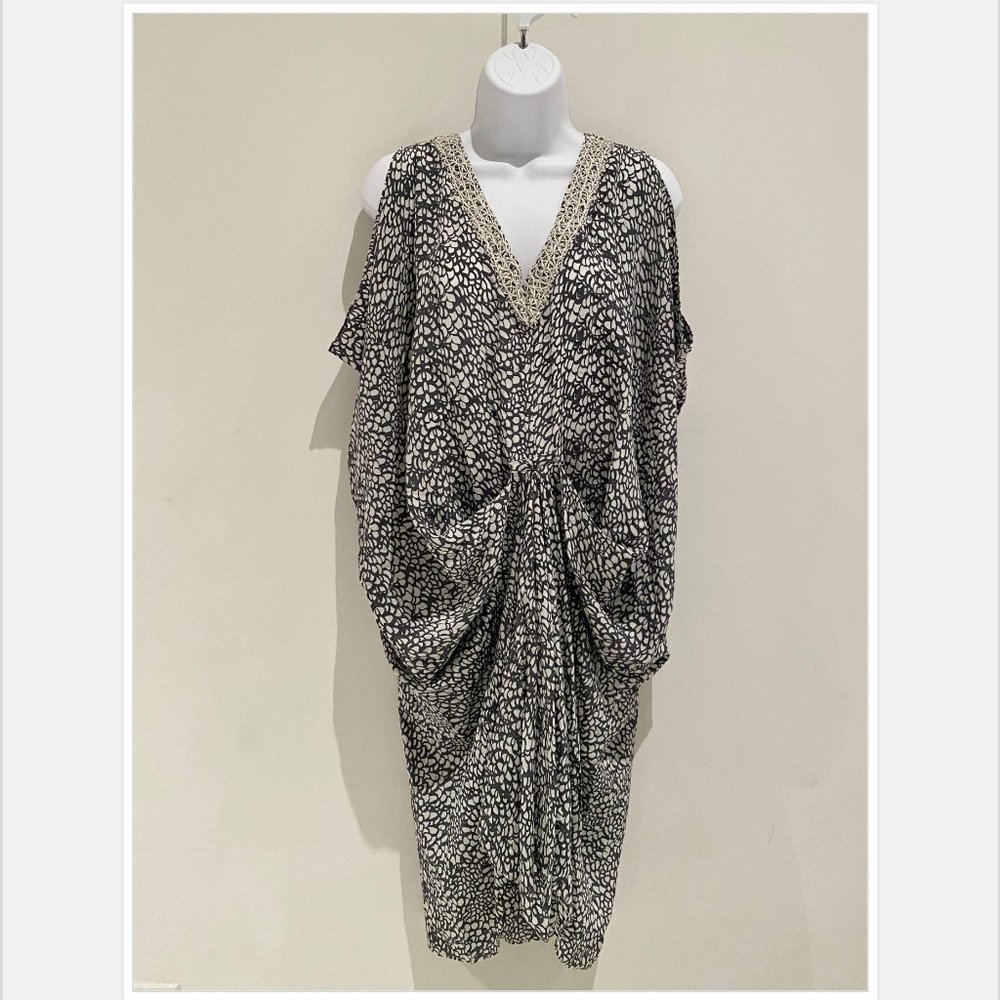 Hand beaded Silk dress